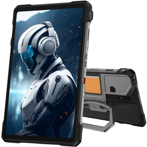 Tablete - Tableta Unihertz TANK Pad E, 4G, Dual SIM, 10.95" 120Hz, Helio G99, 12GB RAM, 512GB, NFC, Video Proiector 100Lm, GNSS, 21200mAh, Android 14