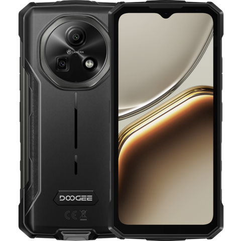 Doogee - Telefon Doogee Fire 7, 5G, Dual SIM, 6.6-inch 90Hz, 128GB, 13000mAh, NFC, Android 15, Grey