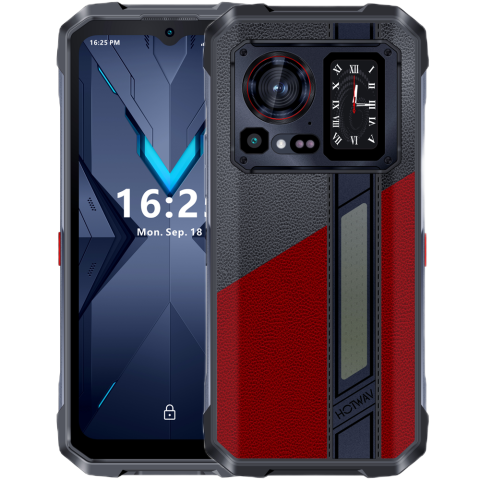 Telefoane Mobile - Telefon Hotwav Hyper 7 Pro Dimensity 7050 5G 256GB NFC Dual Screen Magma Red
