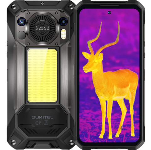 Telefoane Mobile - Telefon rugged Oukitel WP61 Ultra Thermal, 5G, 6.8" 120Hz, Dimensity 7025, 12GB RAM, 512GB, NFC, 20000mAh, Android 16