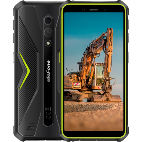 Telefoane Mobile - Telefon Ulefone Armor X12, 4G, Dual SIM, 5.45" HD, Octa-Core Helio A22, 3GB RAM, 32GB, NFC, Android 13 Go, Green