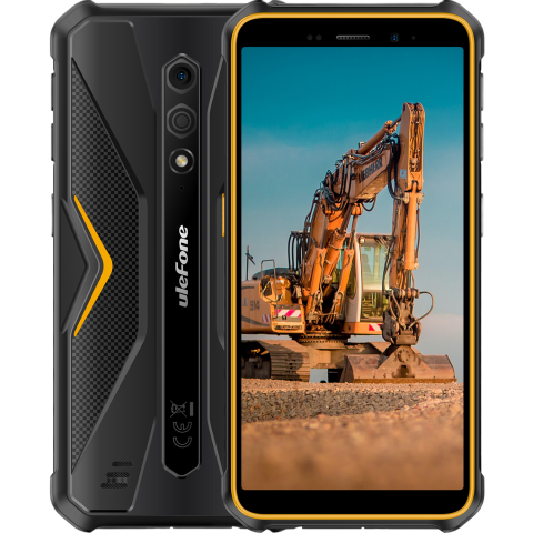 Telefoane Mobile - Telefon Ulefone Armor X12, 4G, Dual SIM, 5.45" HD, Octa-Core Helio A22, 3GB RAM, 32GB, NFC, Android 13 Go, Orange