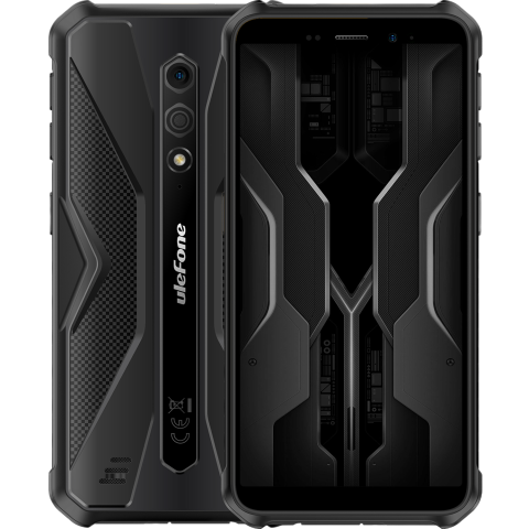 Telefoane Mobile - Telefon Ulefone Armor X12 Pro, 4G, 5.45" HD, Octa-Core Helio G36, 4GB RAM, 64GB, NFC, Android 13, Black
