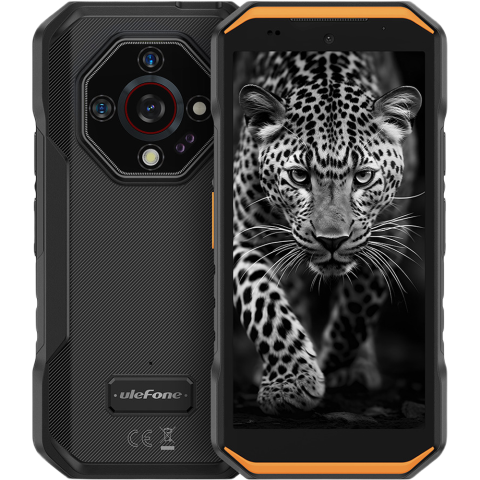 Telefoane Mobile - Telefon Ulefone Armor X32, 4G, Dual SIM, 5.65" 90Hz, Helio G91, 6GB RAM, 128GB, NFC, Android 15, Orange