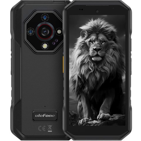 Telefoane Mobile - Telefon rugged Ulefone Armor X32 Pro, 5G, 5.65" 90Hz, 8GB RAM, 256GB, NFC, Android 15, Black