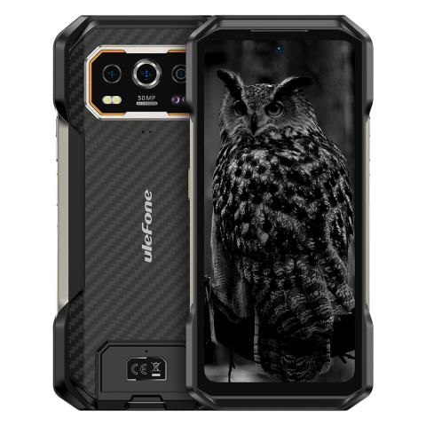 Telefoane Mobile - Telefon Ulefone Armor 27, 4G, Dual SIM, 6.78" 120Hz, 12GB RAM, 256GB, NFC, 10600mAh, Android 14, Black