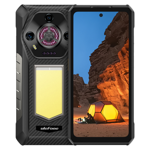Telefoane Mobile - Telefon rugged Ulefone Armor 30, 4G, 6.95" 120Hz, Helio G100, 12GB RAM, 512GB, NFC, 128dB HiFi Speaker, Infinite Halo 2, Lanterna 828 LED, Android 15