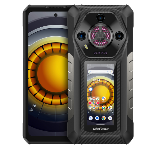 Telefoane Mobile - Telefon Ulefone Armor 33 Pro, 5G, Dimensity 7300X, Dual Display 6.95" 120Hz + 3.4-inch, 16GB RAM, 512GB, NFC, 25500mAh, Android 14