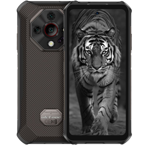 Telefoane Mobile - Telefon Ulefone Armor X16, 4G, Dual SIM, 6.56" 120Hz, Octa-Core Helio G91, 6GB RAM, 128GB, NFC, 10360mAh, Android 15, Black