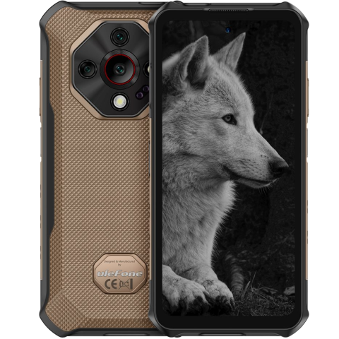 Telefoane Mobile - Telefon rugged Ulefone Armor X16 Pro, 5G, Dimensity 6300, 6.56" 120Hz, 8GB RAM, 256GB, NFC, 10360mAh, Android 15, Gold