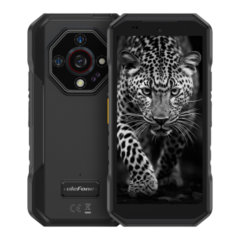 Telefoane Mobile - Telefon Ulefone Armor X32, 4G, Dual SIM, 5.65" 90Hz, Octa-Core Helio G91, 6GB RAM, 128GB, NFC, Android 15, Black