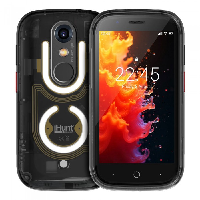Telefon iHunt Mini Jelly Light, 4G, 3.0-inch, 8GB RAM, 256GB, Camera 48MP, NFC, 2000mAh, Incarcare Wireless, Android 13 [1]