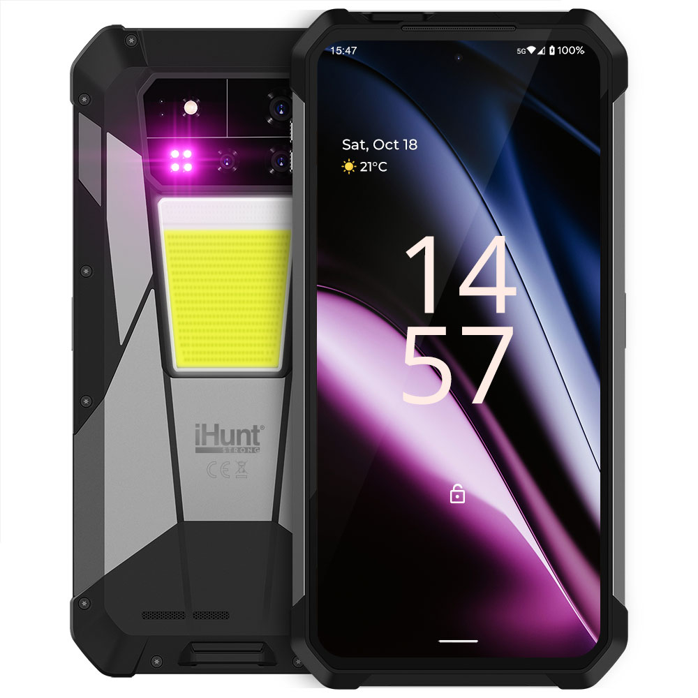 iHunt Tank 4 PRO cu Proiector Video, 5G, Dual SIM, 6.78" 120Hz AMOLED, Dimensity 7300, 12GB RAM, 512GB, NFC, Android 15 [10]