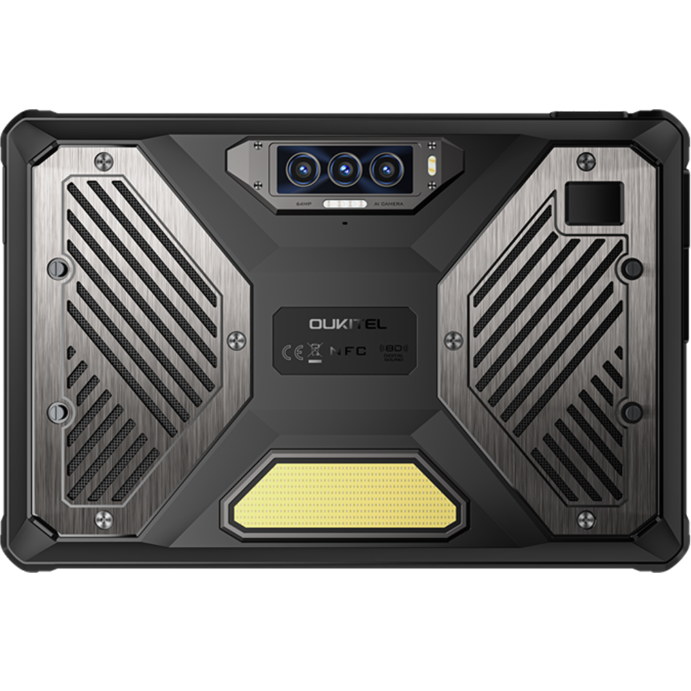 Tableta Oukitel RT10 Industry, 5G, Dual SIM, Wi-Fi, 11" 120Hz, Dimensity 7400X, 12GB RAM, 512GB, NFC, 2D Barcode Scanner SE4710, 12 PogoPins, USB, RS232, RJ45, FAP10, 25000mAh, Android 15 [8]