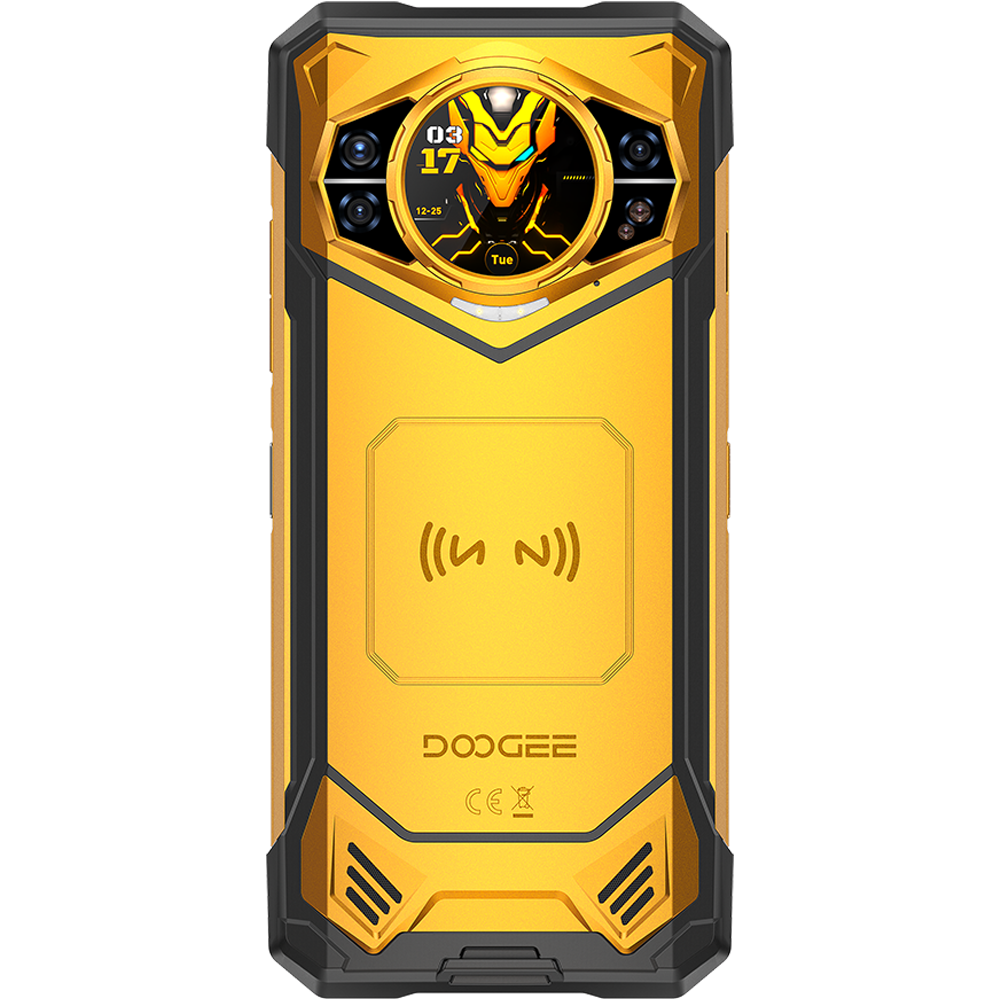 Telefon rezistent Doogee S200X VIP Yellow, 5G, Dual Display 6.72' IPS 120Hz + 1.32' AMOLED, 512GB, 10100mAh, IP68/IP69K, Android 16 + Casti Sport BoneBeat Run [7]