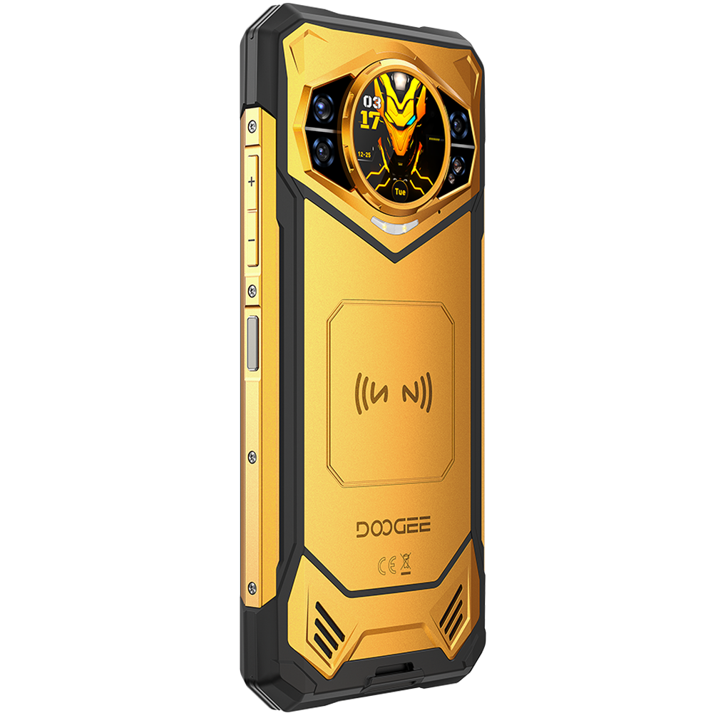 Telefon rezistent Doogee S200X VIP Yellow, 5G, Dual Display 6.72' IPS 120Hz + 1.32' AMOLED, 512GB, 10100mAh, IP68/IP69K, Android 16 + Casti Sport BoneBeat Run [8]