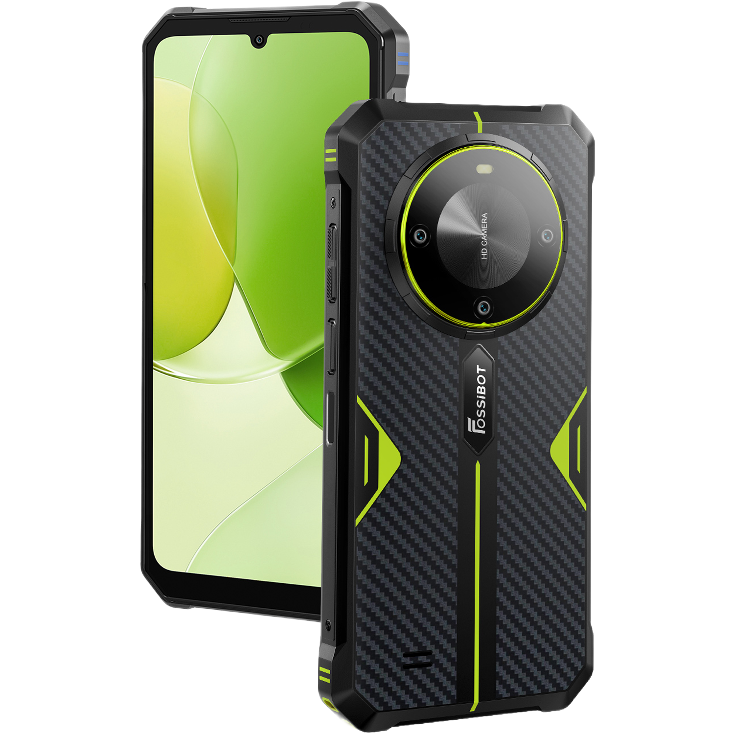 Telefon Fossibot F105, 4G, Dual SIM, 6.75-inch, Octa-Core, Helio P27T, 4GB RAM + 64GB, 10300mAh, Android 14, Green [2]