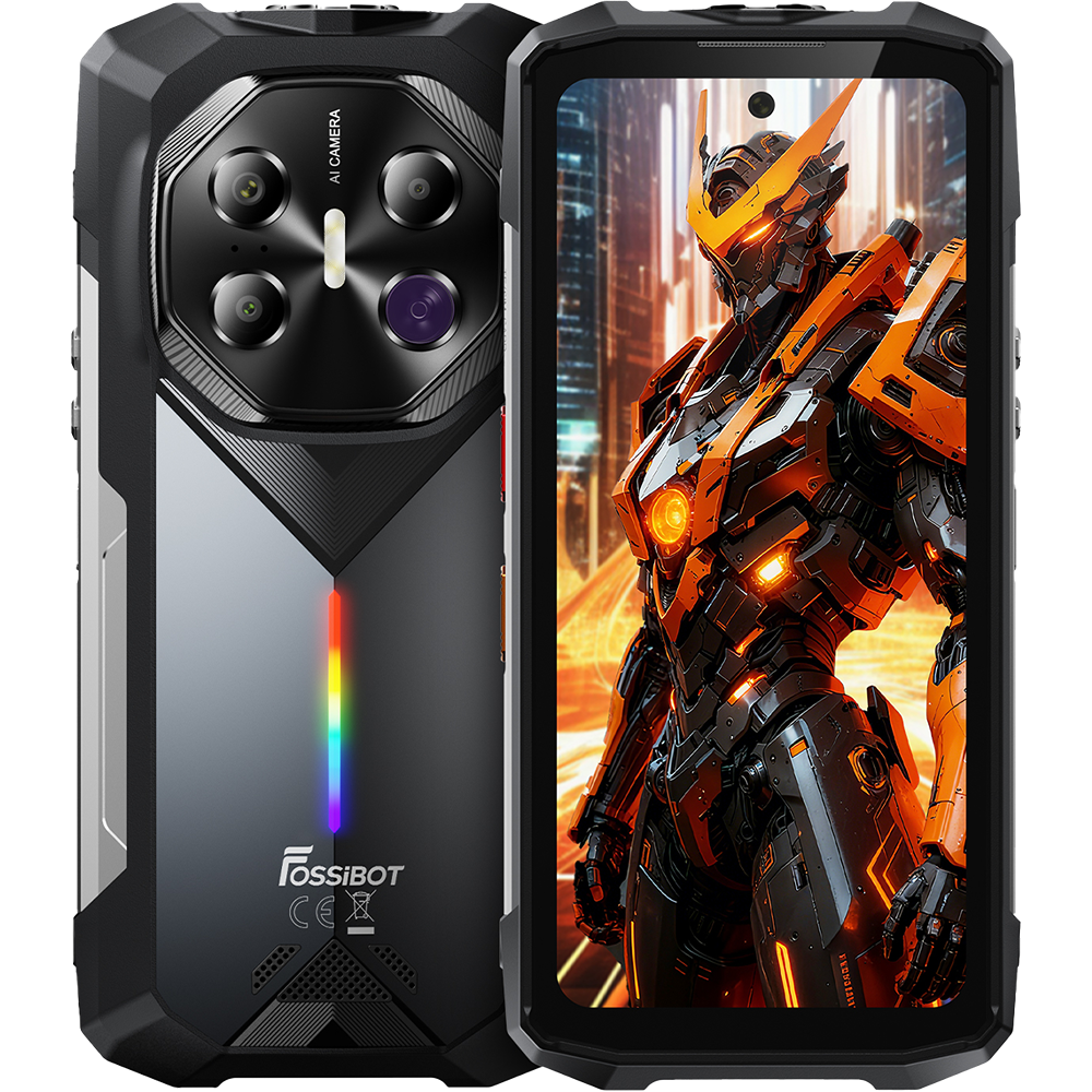 Telefon rugged Fossibot F113, 5G, 6.78" 120Hz, Dimensity 7050, 12GB RAM, 256GB, NFC, RGB Light, Camera Night Vision, 20000mAh, Android 15 [3]