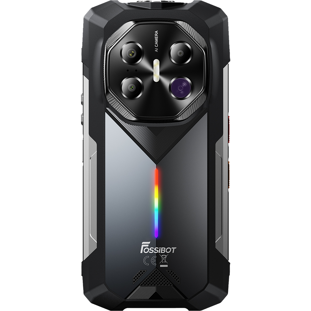 Telefon rugged Fossibot F113, 5G, 6.78" 120Hz, Dimensity 7050, 12GB RAM, 256GB, NFC, RGB Light, Camera Night Vision, 20000mAh, Android 15 [4]