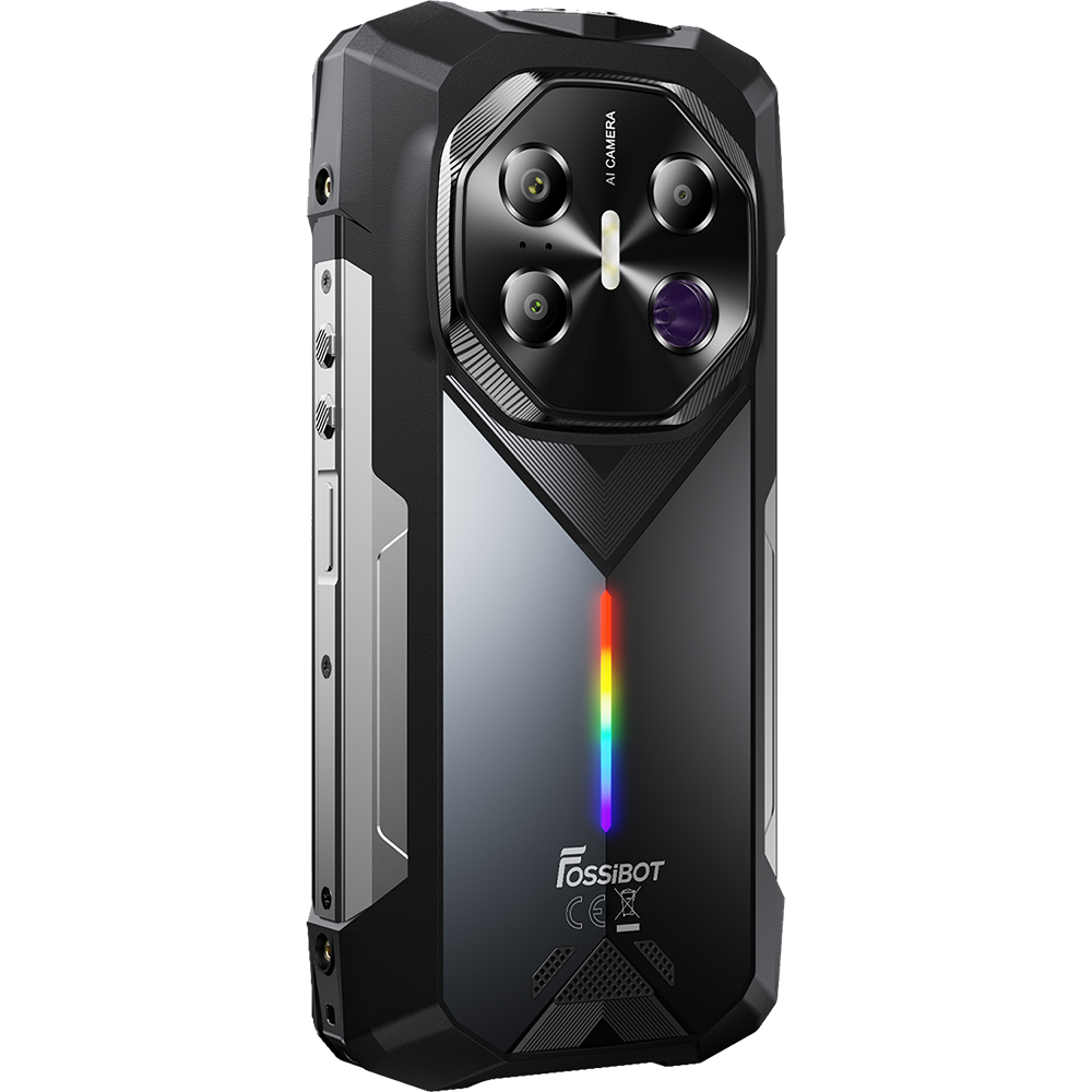 Telefon rugged Fossibot F113, 5G, 6.78" 120Hz, Dimensity 7050, 12GB RAM, 256GB, NFC, RGB Light, Camera Night Vision, 20000mAh, Android 15 [5]