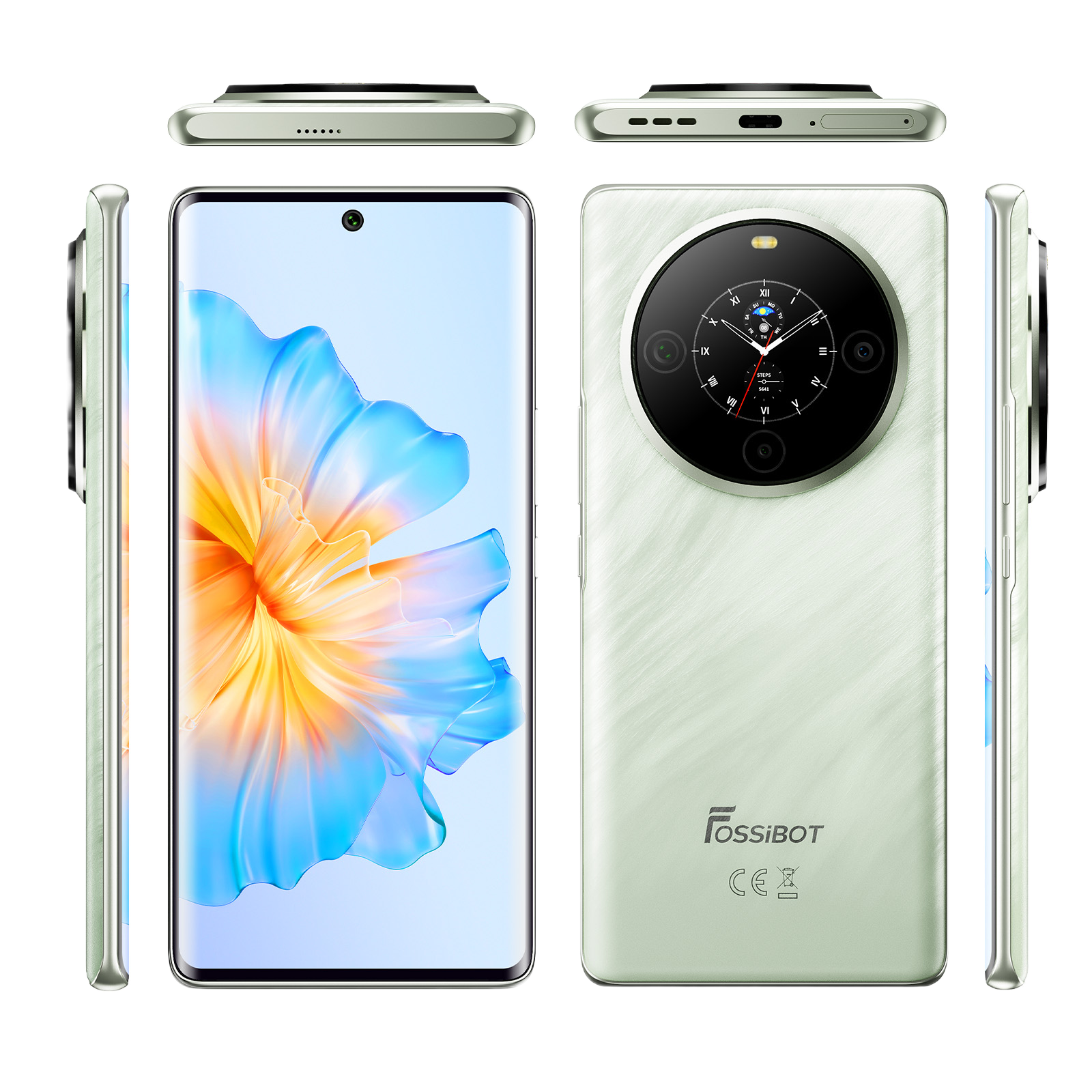 Telefon Fossibot S3 Pro, 4G, Dual Display 6.67" AMOLED + 1.09", Helio G85, 20GB RAM, 128GB, NFC, 5000mAh, Android 14, Green [7]