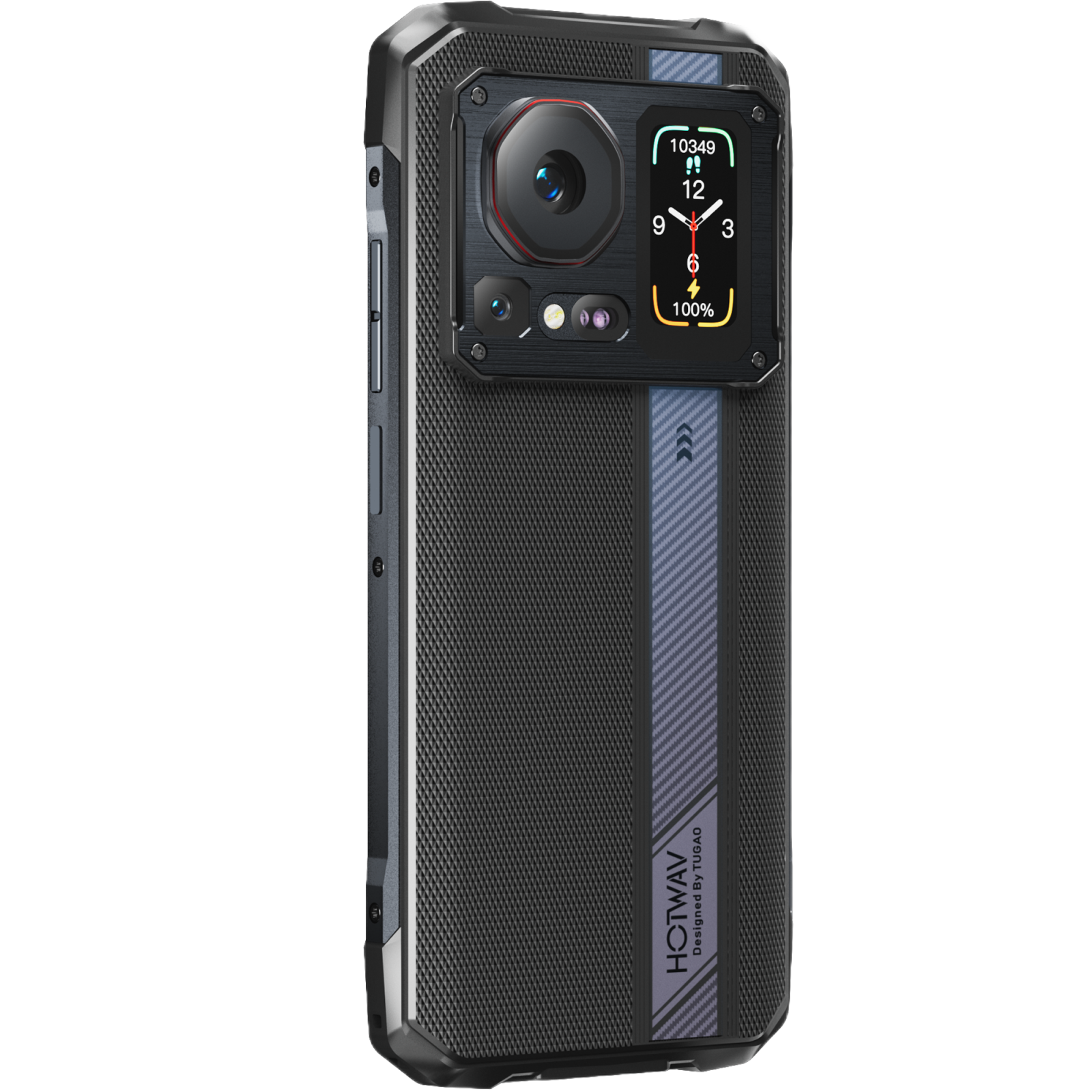 Telefon rugged Hotwav Cyber 16 Pro, 4G, 6.6" 120Hz, Helio G100, 8GB RAM, 512GB, 108MP, NFC, Android 15, Black [3]