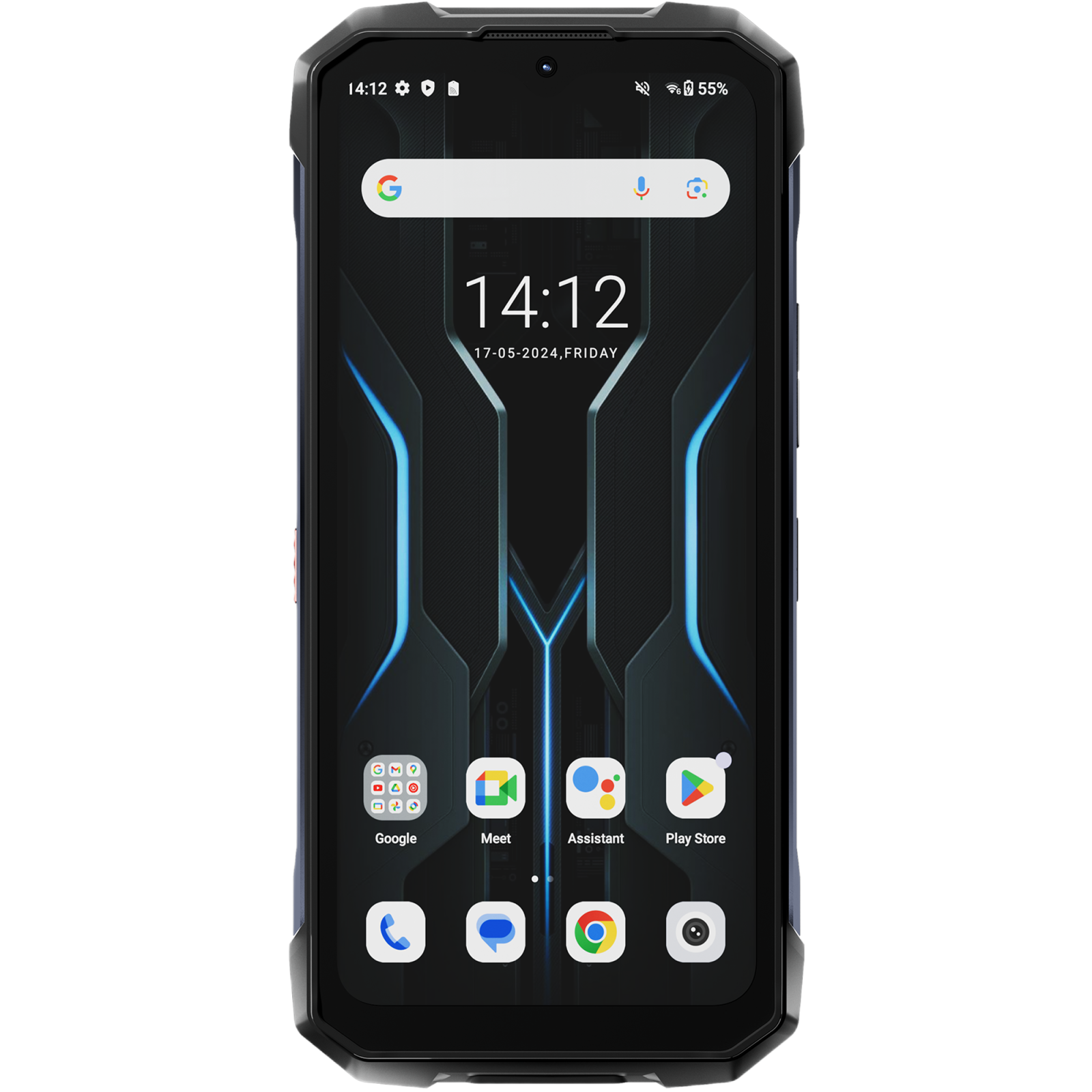 Telefon rugged Hotwav Cyber 16 Pro, 4G, 6.6" 120Hz, Helio G100, 8GB RAM, 512GB, 108MP, NFC, Android 15, Black [1]