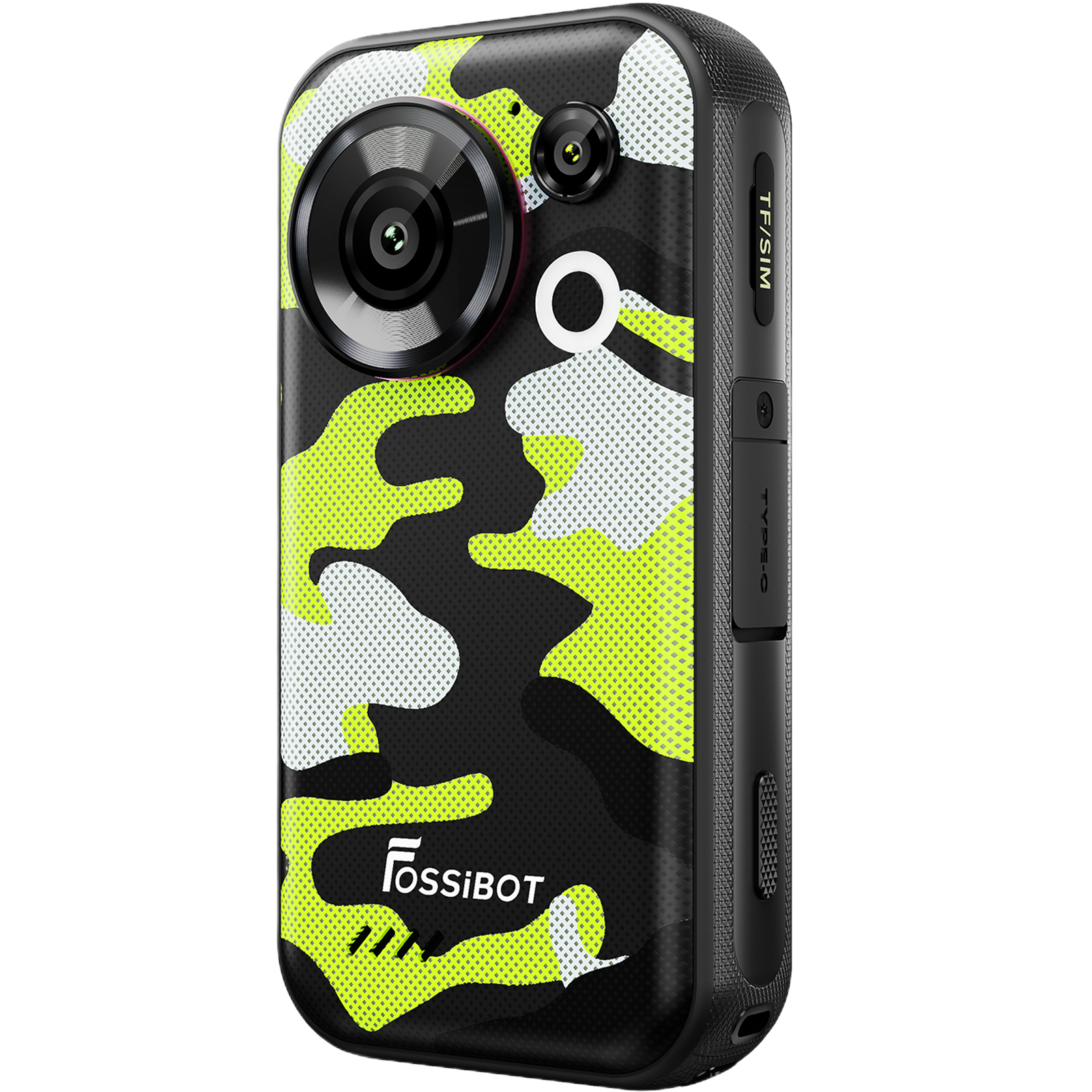 Telefon mini Fossibot F116 Pro cu Action Camera 4K Ultra-Wide, 5G, Dual SIM, 4-inch 120Hz, Dimensity 7300, 12GB RAM, 256GB, Optical Image Stabilization, NFC, 3600mAh, Android 16, Green [5]