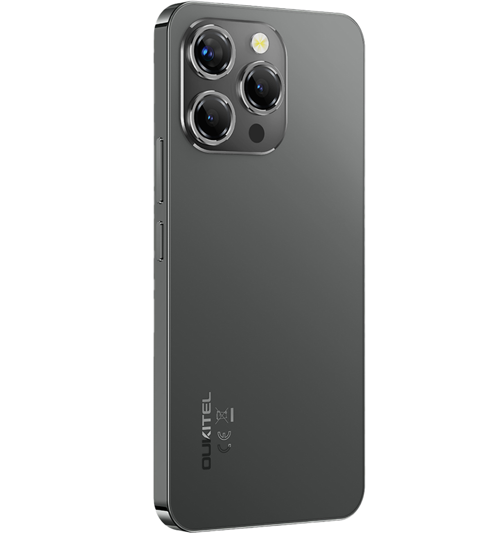 Telefon Oukitel P1, 4G, 6.7" AMOLED 120Hz, Helio G99, 8GB RAM, 256GB, NFC, Android 15, Black [6]