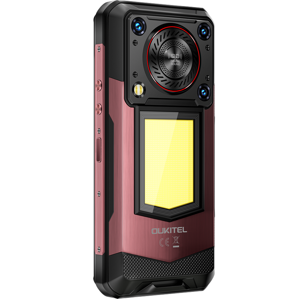 Telefon rugged Oukitel WP56, 5G, 6.8" 120Hz, 12GB RAM, 512GB, 16000mAh, NFC, Android 15, Red [7]