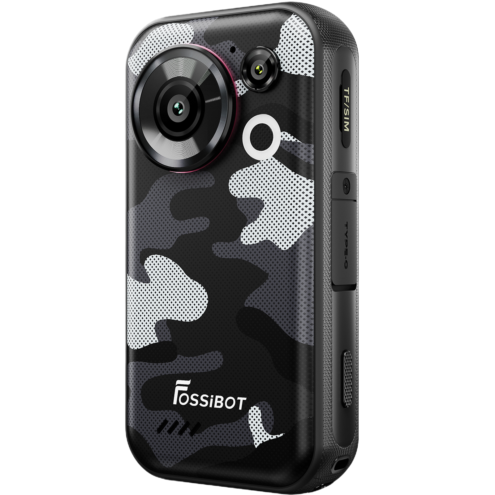 Telefon mini Fossibot F116 Pro cu Action Camera 4K Ultra-Wide, 5G, Dual SIM, 4-inch 120Hz, Dimensity 7300, 12GB RAM, 256GB, Optical Image Stabilization, NFC, 3600mAh, Android 16, Grey [5]