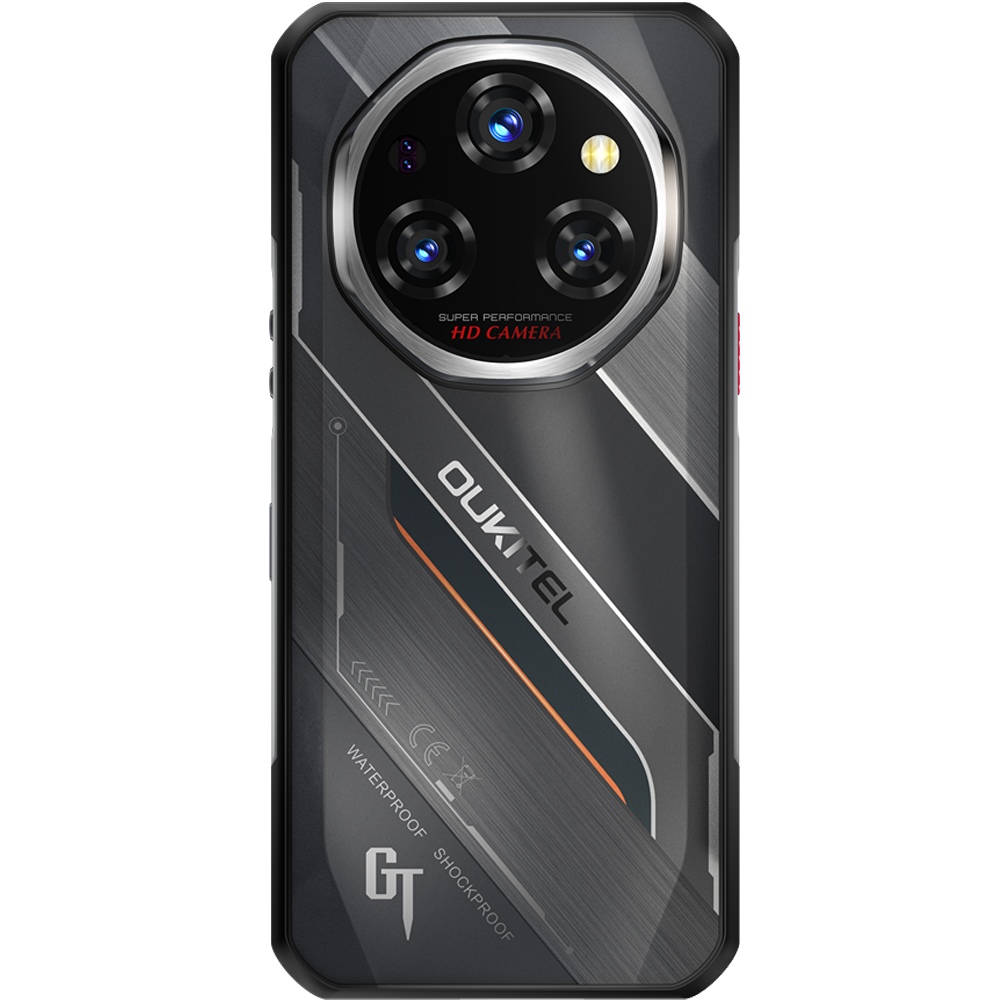 Telefon rugged Oukitel WP62, 5G, 6.6" IPS 120Hz, Dimensity 7025, 12GB RAM, 512GB, NFC, 11000mAh, Android 15, Black [4]