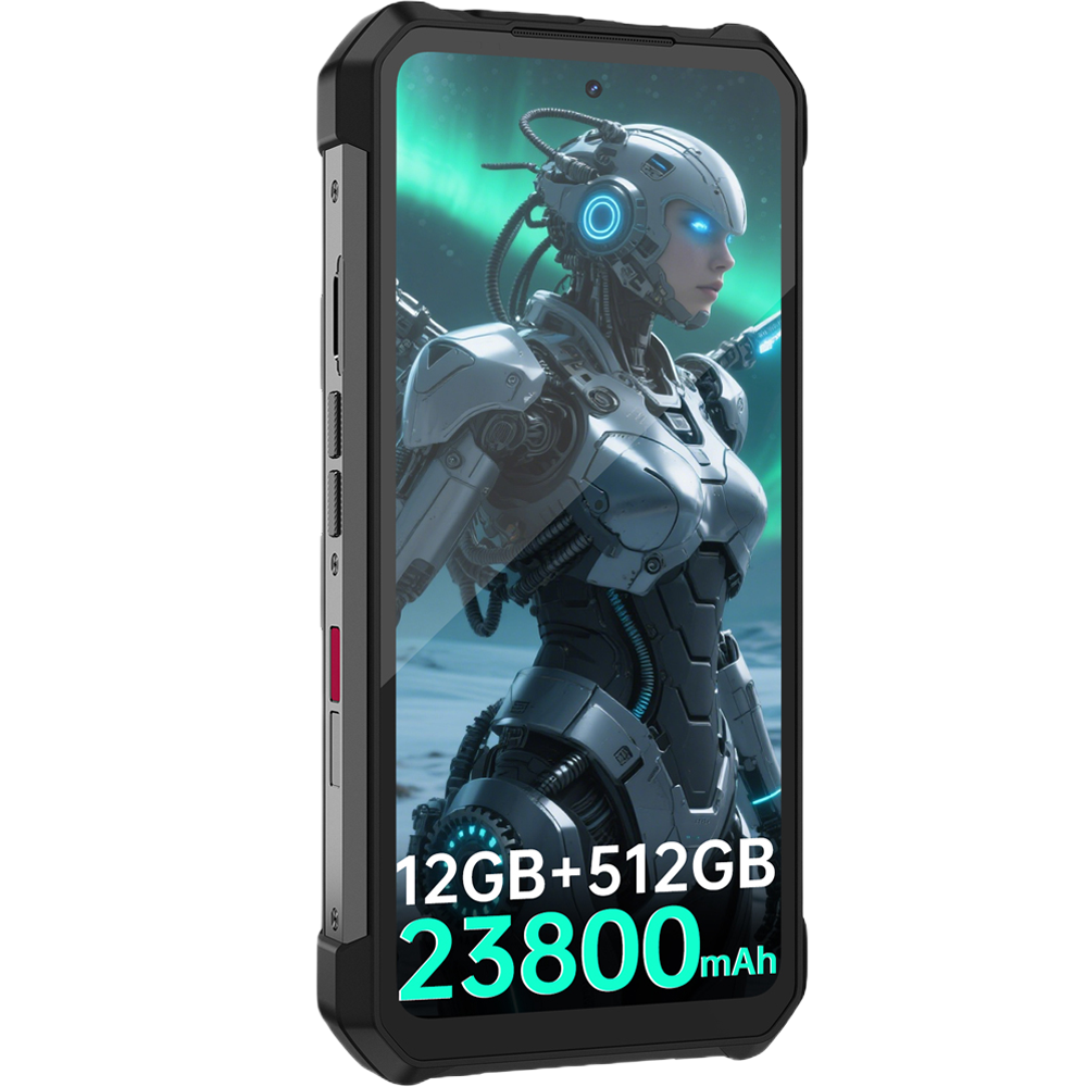 Telefon Unihertz HIKE, 4G, Dual SIM, 6.79" 120Hz, Helio G200, 12GB RAM, 512GB, NFC, 23800mAh, Android 15 [3]