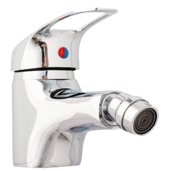 BATERIE BIDEU TRENDY'S EC-3, MONOCOMANDĂ, CROM LUCIOS, VENTIL INCLUS [4]