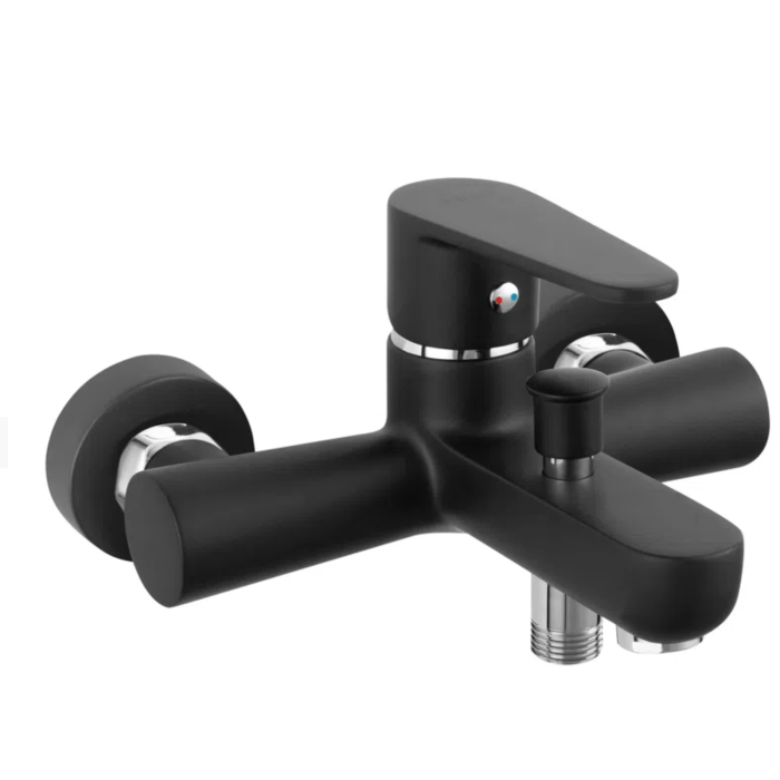 BATERIE PERETE CADĂ-DUȘ FERRO ALGEO BLACK, NEGRU MAT, BAG1BL [2]