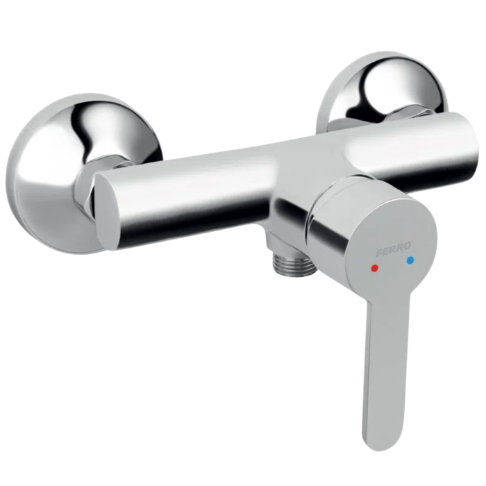 BATERIE PERETE DUȘ FERRO SAVIO BSV7, MONOCOMANDĂ, CROM [2]