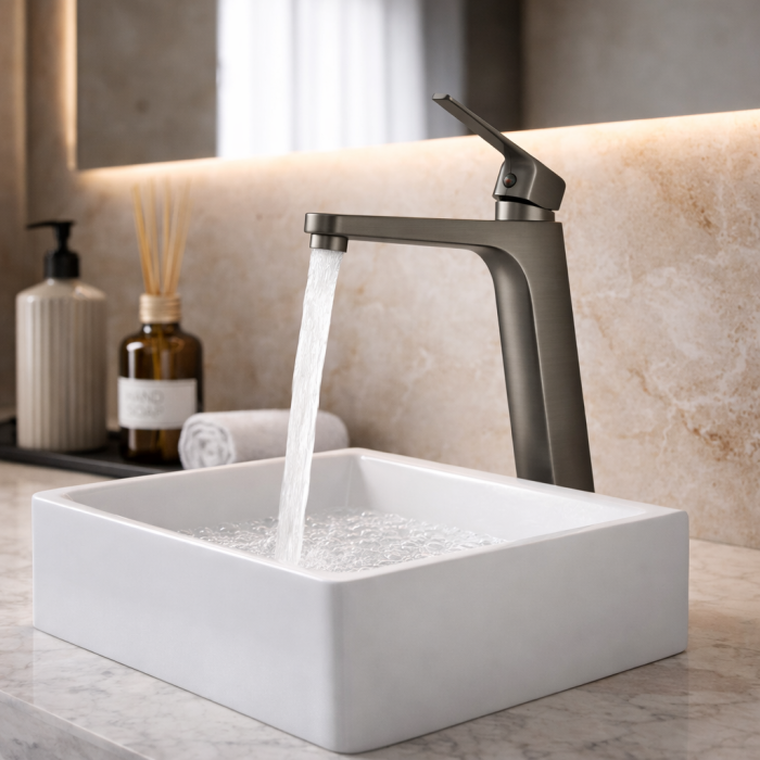 BATERIE STATIVĂ LAVOAR ÎNALTĂ FERRO VITTO VERDELINE BVI2LVLGM, GUNMETAL [3]