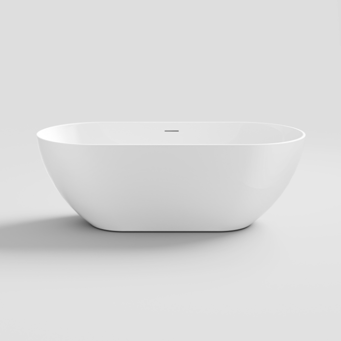 CADĂ FREESTANDING 07 ALBĂ OVALĂ, 160x75x60 CM, STIL MINIMALIST, [3]