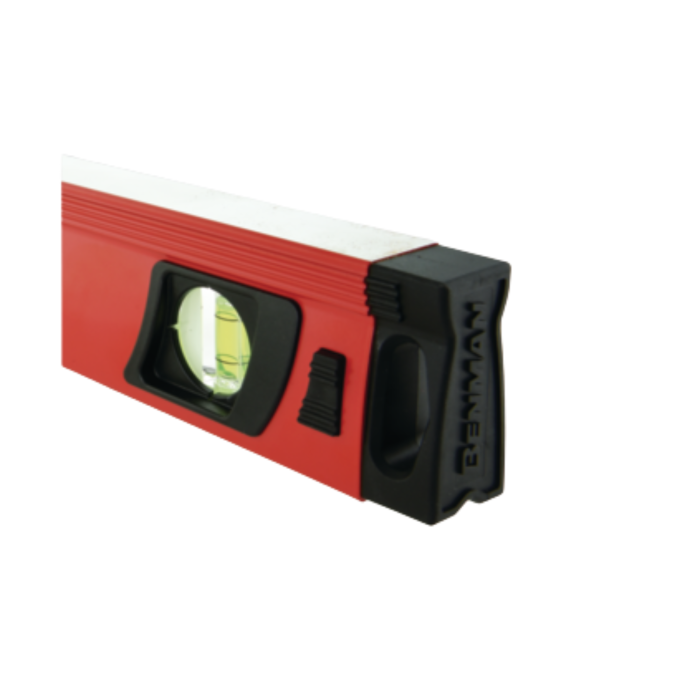 NIVELĂ MAGNETICĂ BENMAN 71077, 100 CM, 3 BULE, PROFIL ALUMINIU RANFORSAT [2]