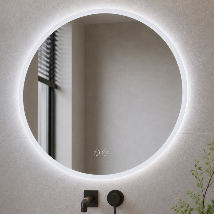 OGLINDĂ BAIE 03 CU LED, 60/80 CM, BUTON CU TOUCH, DEZABURIRE ȘI 3 CULORI DE LUMINĂ [3]