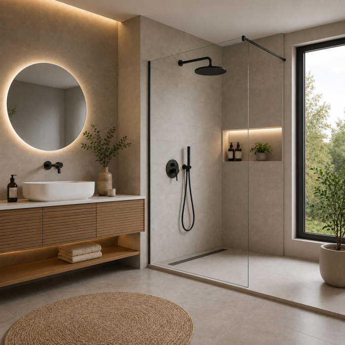 PARAVAN DUS WALK-IN STICLA CLARA 8MM 100*200CM [6]