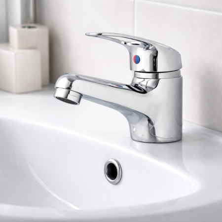 Baterie lavoar - BATERIE LAVOAR TRENDY S EC-4-1, MONOCOMANDA, PIPA FIXA, CROM LUCIOS