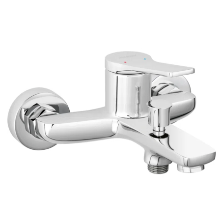 Baterie cadă - duș - BATERIE PERETE CADĂ-DUȘ FERRO STRATOS BSC1, MONOCOMANDĂ, CROM