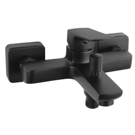 Baterie cadă - duș - BATERIE PERETE CADĂ-DUȘ FERRO VITTO VERDELINE NEGRU MAT, BVI1VLBL