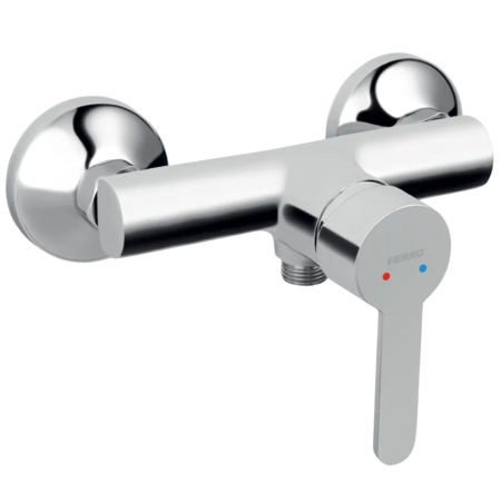 BATERIE PERETE DUȘ FERRO SAVIO BSV7, MONOCOMANDĂ, CROM [1]