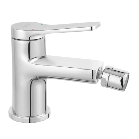 BATERIE STATIVĂ BIDEU FERRO STRATOS BSC6, MONOCOMANDĂ, CU VENTIL INCLUS, CROM [2]