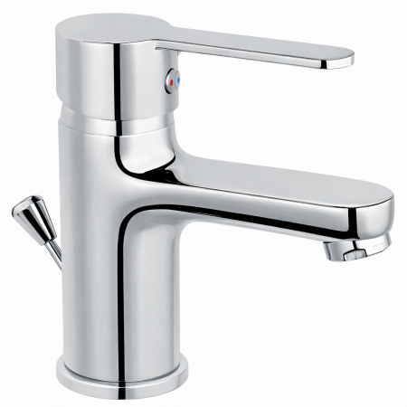 Baterie lavoar - BATERIE STATIVĂ LAVOAR FERRO SAVIO BSV2, MONOCOMANDĂ, CU VENTIL INCLUS, CROM