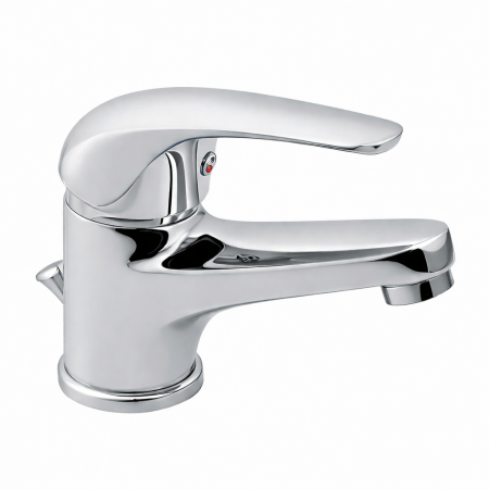 Baterie lavoar - Baterie Stativă Lavoar Ferro Vasto BVA2, Monocomandă, cu Ventil inclus, Crom