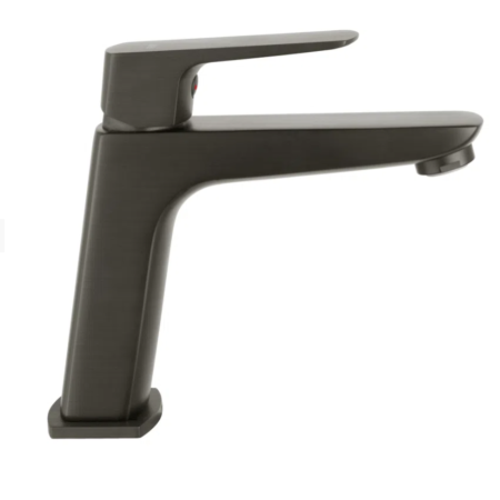 Baterie lavoar - Baterie Stativă Lavoar Ferro Vitto BVI2VLGM, Monocomandă, cu Ventil inclus, Gunmetal