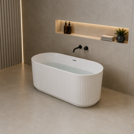 CADĂ FREESTANDING 06 ALBA, 170x76x58 CM, MODEL RIFLAJ [1]